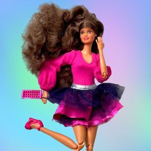 90s Teresa Face Sculpt Barbie Doll Brunette Tall MTM Jointed Articulated Custom